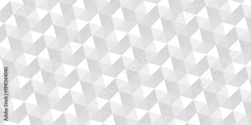 Abstract white background with silver effect. Light gray colour texture. Grey blue modern pattern. Gradient textur. Triangle patern. Triangular backdrop. Design bg business print