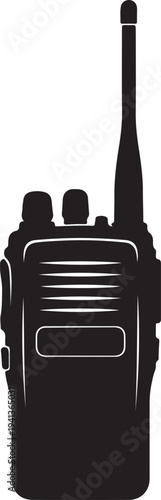 Walkie-Talkie Vector Silhouette