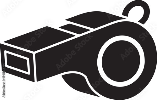 Whistle Vector Silhouette