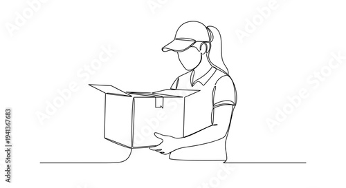 Volunteer distributes boxes with the help of.