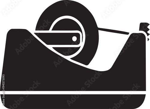Tape Dispenser Minimalist Silhouettes