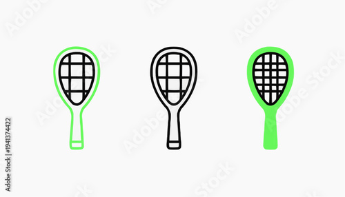 tennis racket and ball