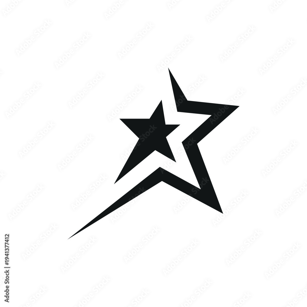 Obraz premium Y2K Star Shape