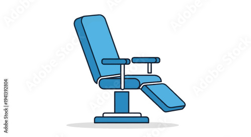 Dentist Chair Medical Equipment Illustration.