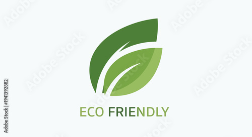 Eco Friendly Green Leaf Logo Design.