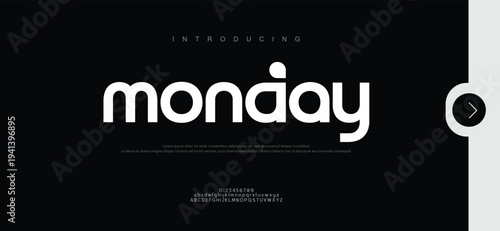 modern digital logo alphabet font. Typography abstract minimalist sans serif typeface technology, electronic, sport, music, creative logos fonts. vector illustration
