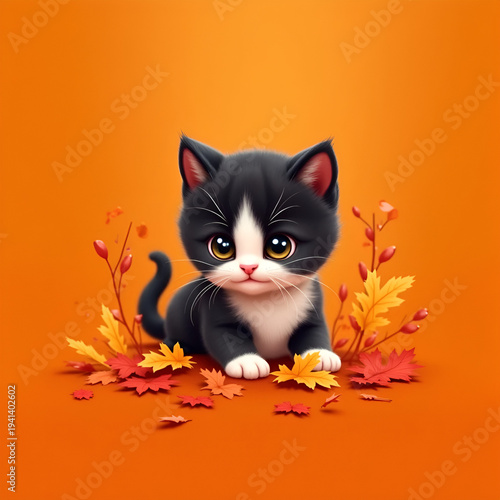 cat with a ball