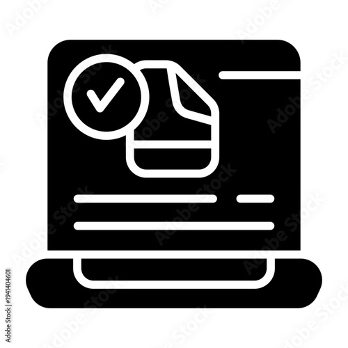 Success Backup Solid Icon