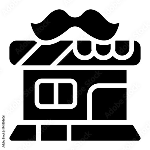 Barbershop Solid Icon