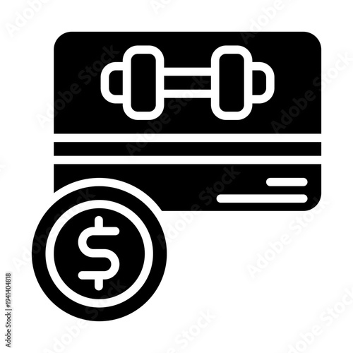 Gym Member Solid Icon