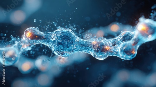 Water splash background showing fresh H2O droplets in motion