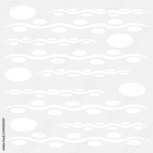 Gray background with oval holes.