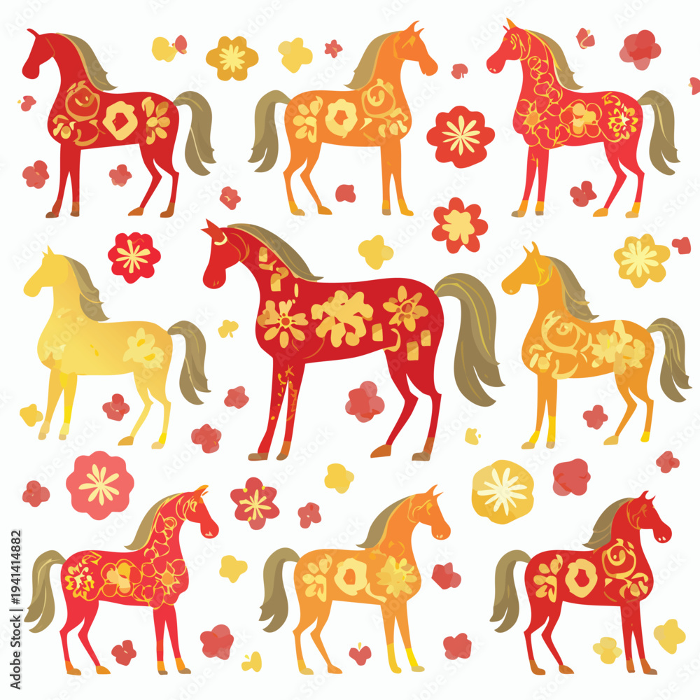 Obraz premium set of animals