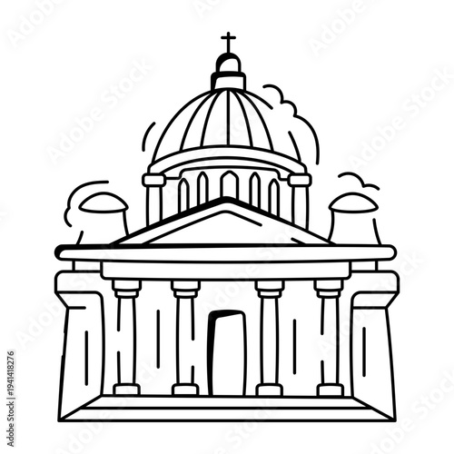 Bundle of Manager Planning Line Illustrations 

