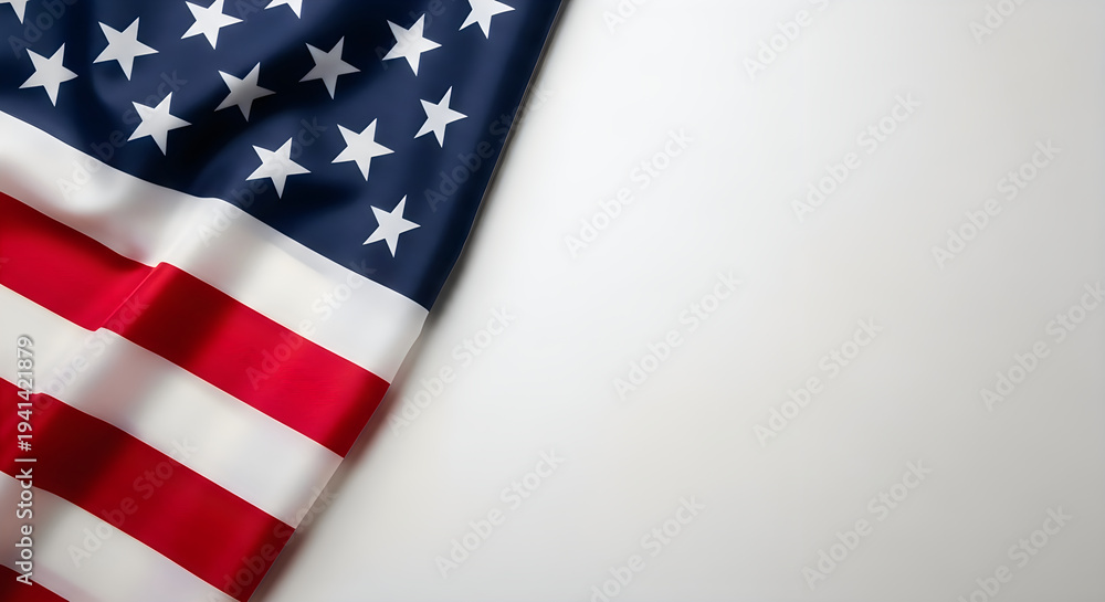 Obraz premium Flag day usa celebrating the adoption of the american flag on june 14th
