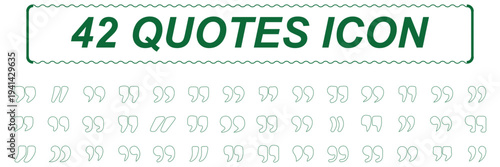 Quote icon vector illustration. Quotation mark sign and symbol