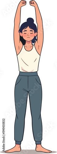  meditazione, relax, yoga, uomo, donna, vettoriale, illustrazione,