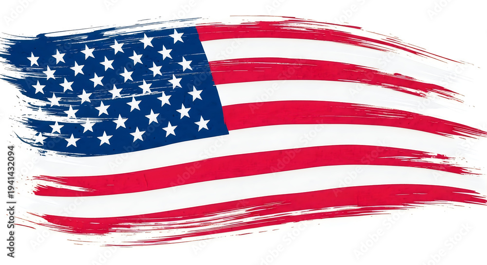 Fototapeta premium Flag day usa celebrating the adoption of the american flag on june 14th