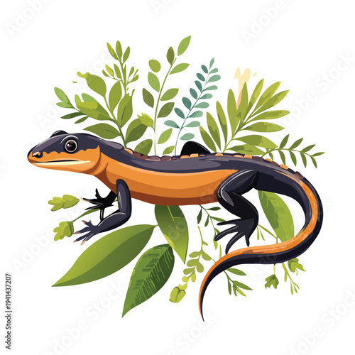 lizard on a leaf