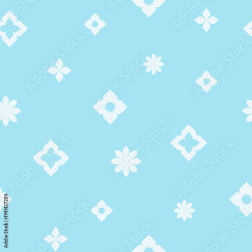 Traditional Thai art seamless pattern