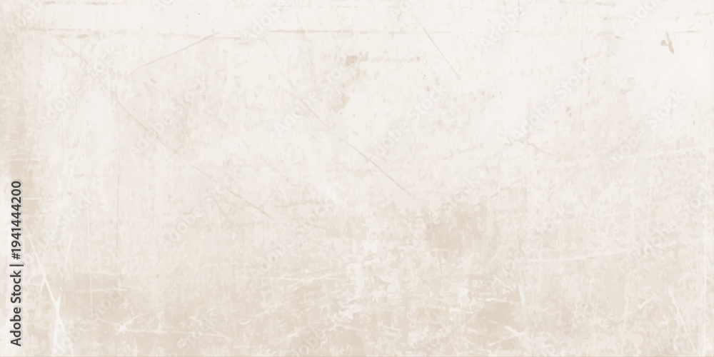 Fototapeta premium Off-white subtle grunge texture background with light distressed scratches, weathered vintage paper effect for design
