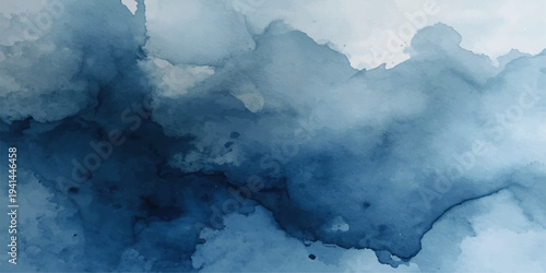 A bright blue nature sky with fluffy white clouds and a light sun creates a beautiful day cloudscape view