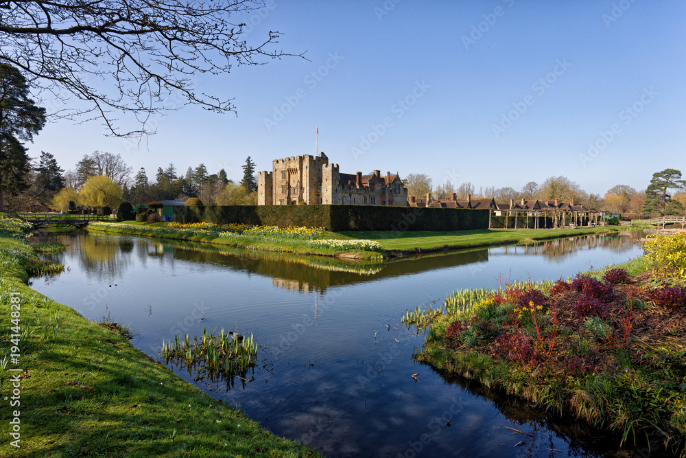 Fototapeta premium Hever Castle in Kent at Springtime