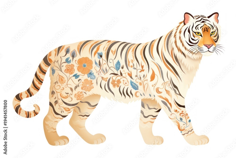 Fototapeta premium Bengal tiger leopard animal mammal.