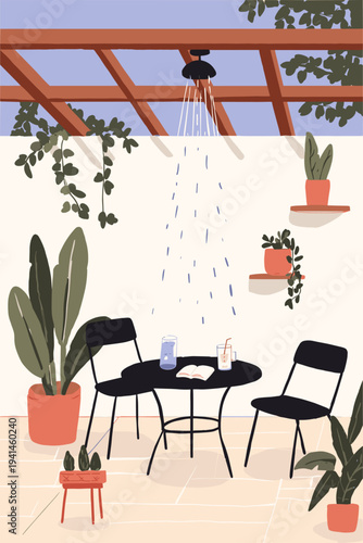 Cool Outdoor Patio Misting System