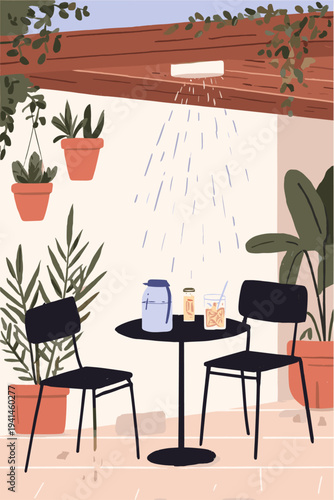 Cool Outdoor Patio Misting System