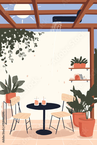 Cool Outdoor Patio Misting System