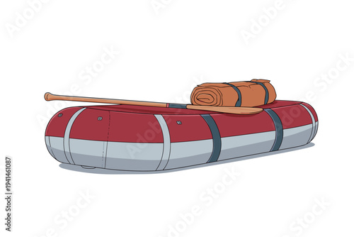 Folded SUP Board with Paddle and Pump