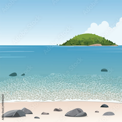 tropical beach in thailand