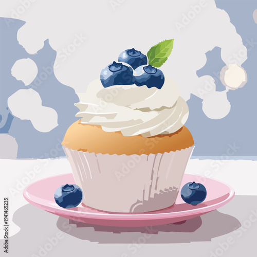 cupcake with cherry