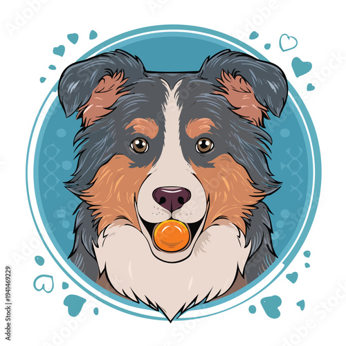 illustration of a dog