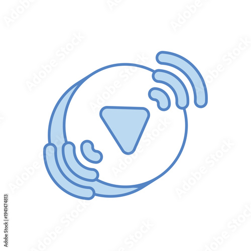 Live Stream vector icon