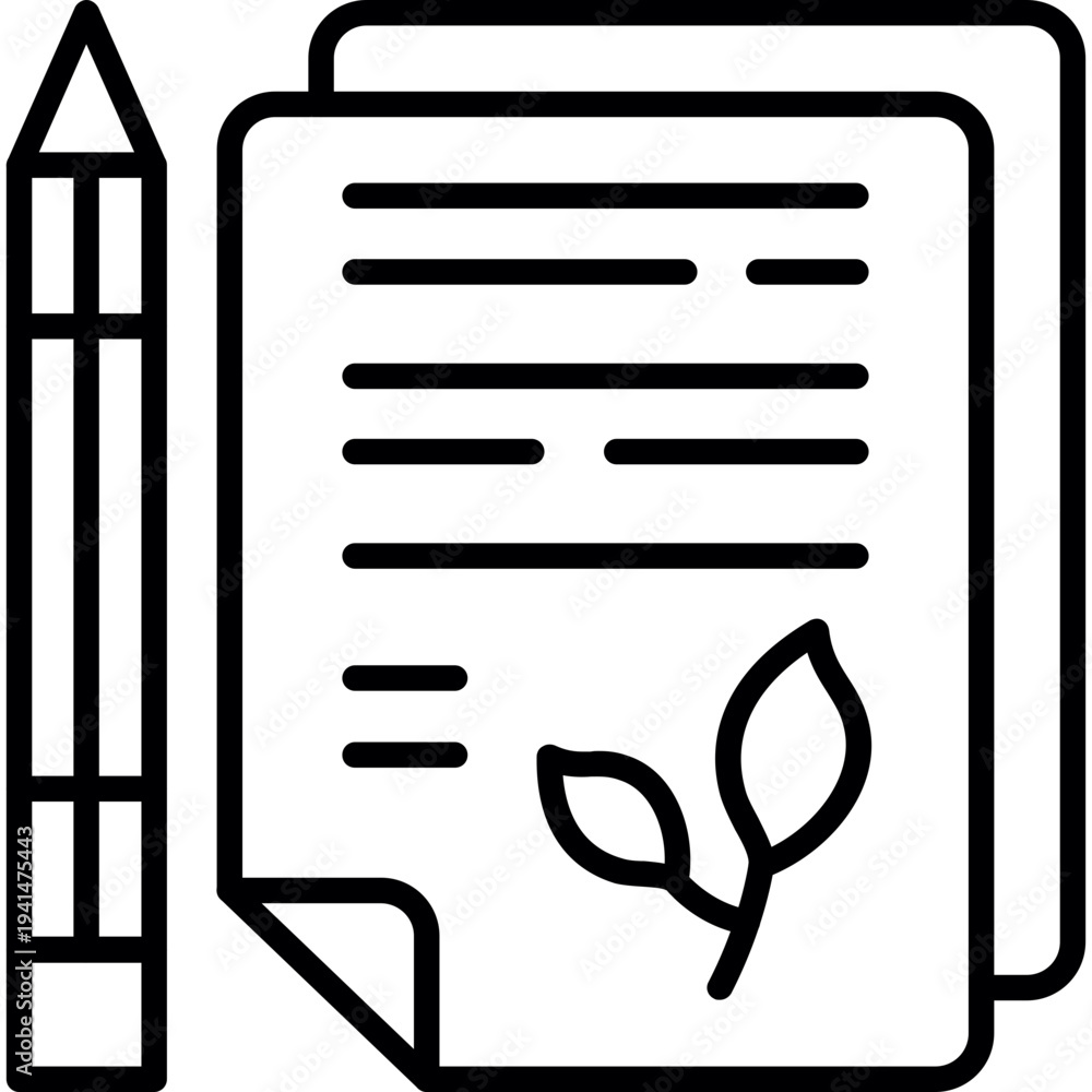 Fototapeta premium Planning Icon
