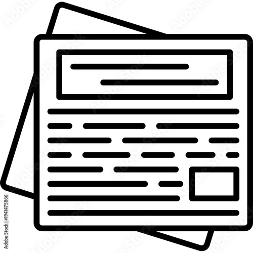 Newspaper Icon