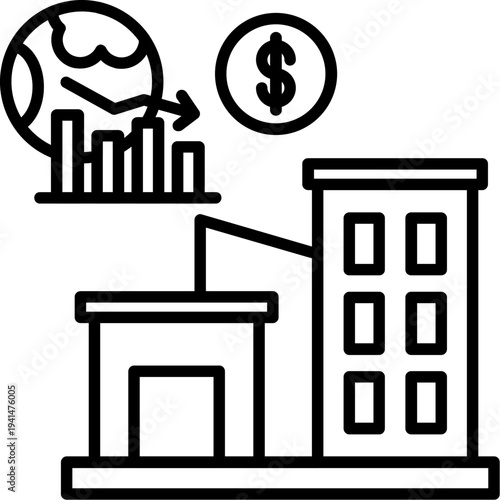 Economic Crisis Icon