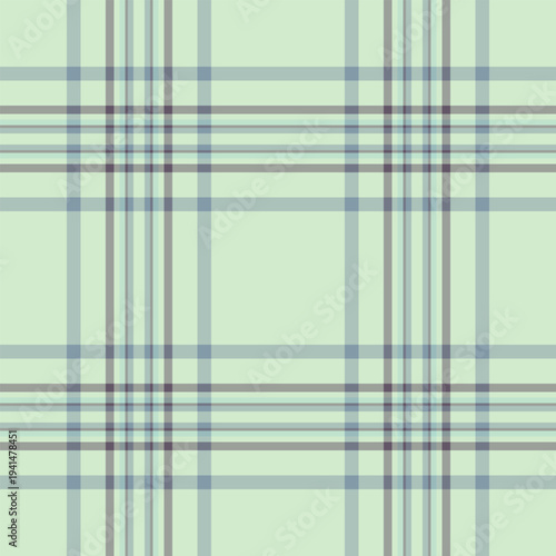 Deco check seamless plaid, finish textile vector tartan. Domestic pattern fabric texture background in light and pastel colors.