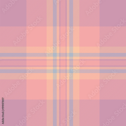 Rest background texture pattern, strong vector check textile. Carnival fabric tartan seamless plaid in light and red colors.
