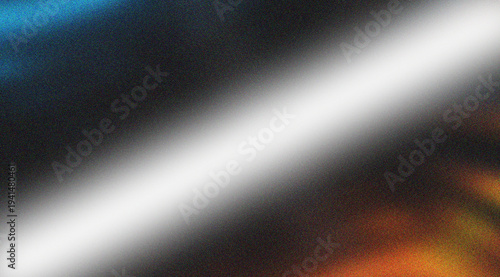 Bild auf Leinwand Dynamic blue and orange light leaks with film grain texture effect png