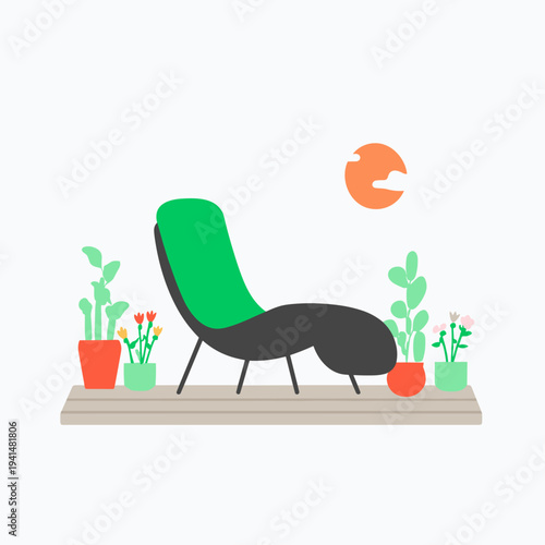 Serene Outdoor Zero Gravity Lounge Chair