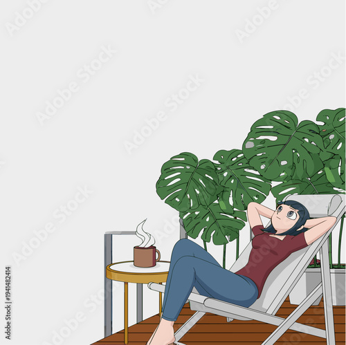 Sunrise Relaxation in Zero Gravity Chair