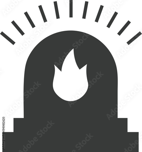 emergency siren alarm warning icon