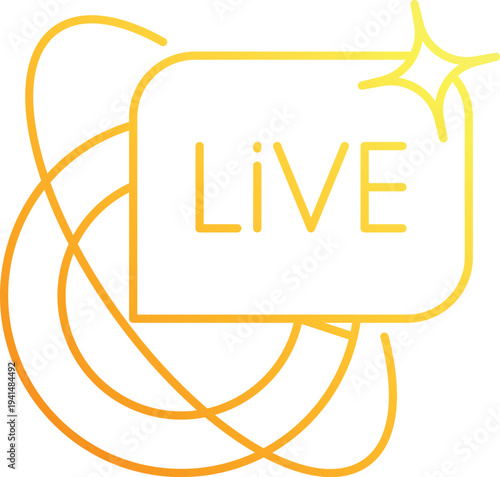 Broadcast vector icon