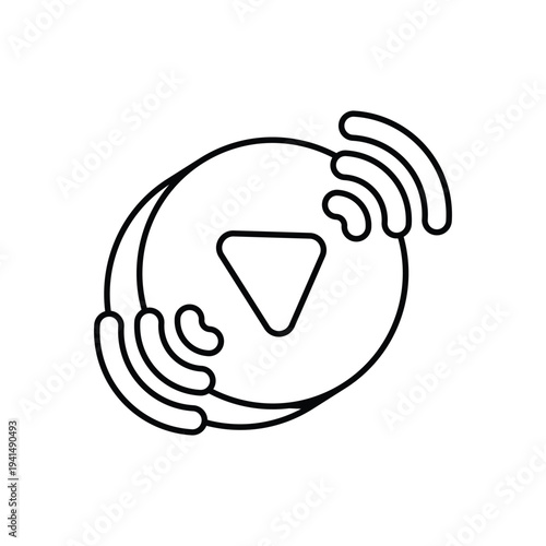 Live Stream vector icon