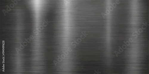 A polished silver stainless steel plate showcases a smooth brushed metal texture with a shiny metallic grey pattern, creating an industrial aluminum surface reflection for a sleek material wallpaper