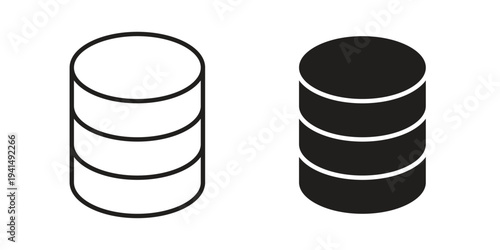 Coin icon simple outline style. Editable stroke EPS 10