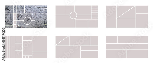 Mood board templates Landscape ( Presentation & Social media)